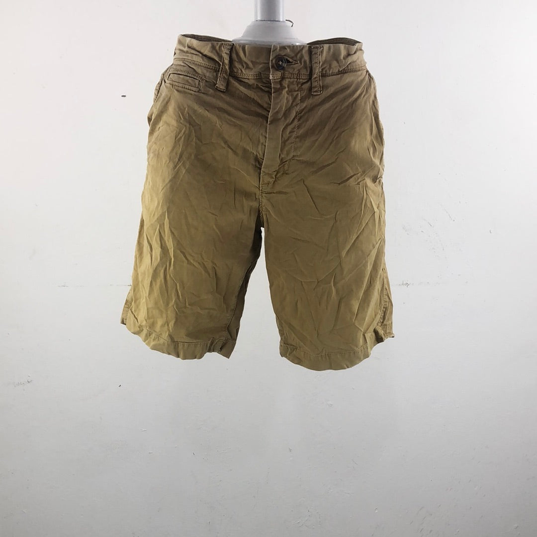 Shorts caqui online hombre