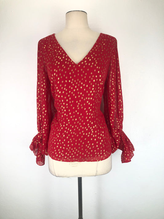 Blusa Rojo de Lunares State