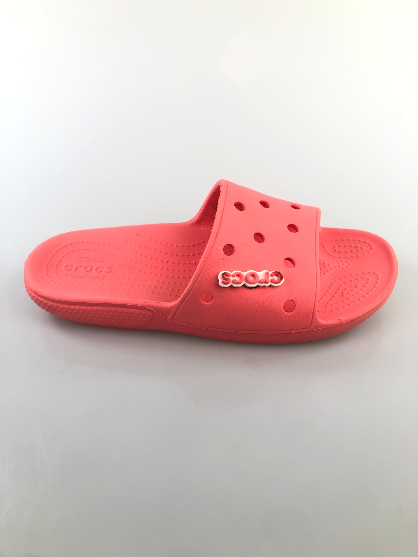 Sandalia Rosada Crocs Habiertas