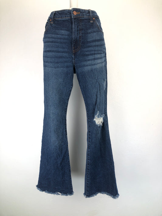 Pantalon Azul Palazzo Jeans No Boundaries