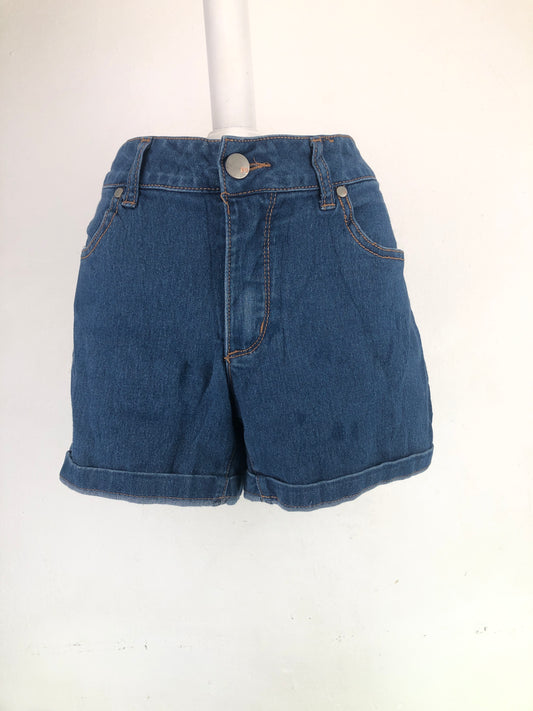 Short Azul Jean Faded De Mejer