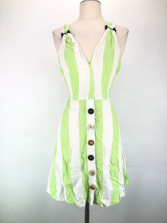 Vestido Verde Rayada Moon River