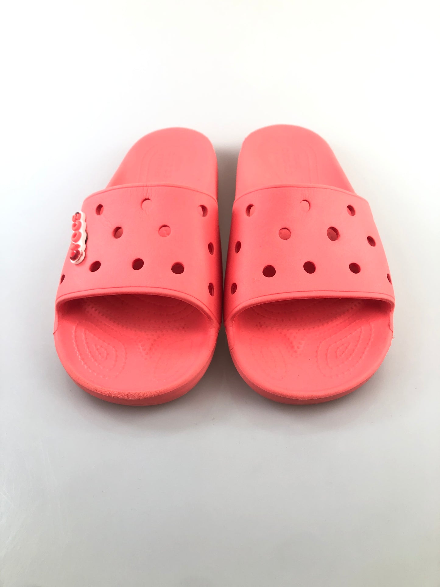 Sandalia Rosada Crocs Habiertas