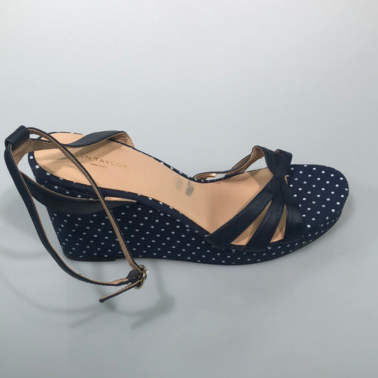 Zapatilla Azul marino de Lunares Ann Taylor