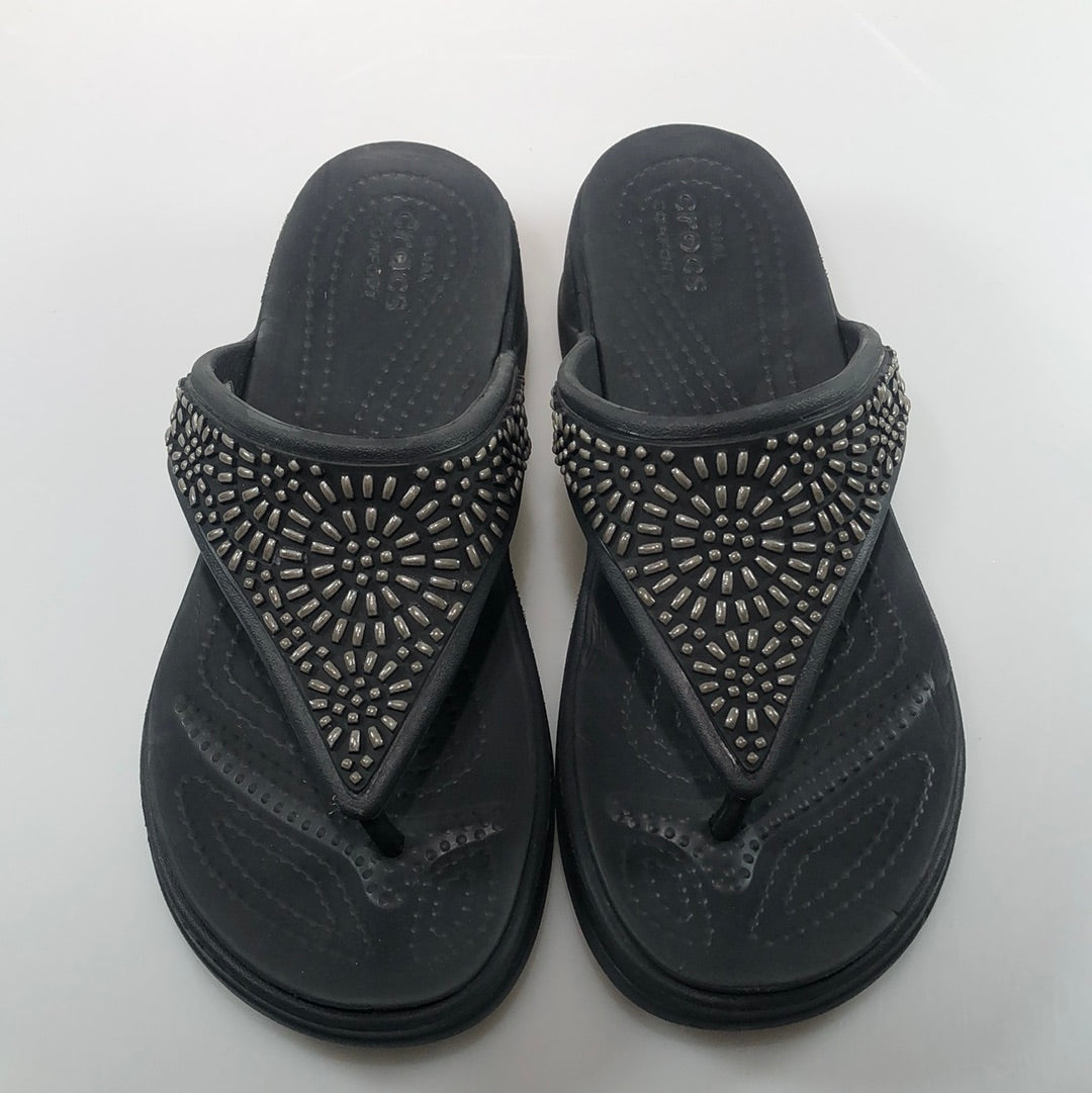 Sandalia Negro Crocs