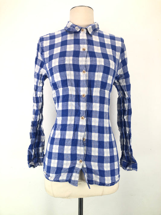 Camisa Azul Cuadrado  G:H. Bass.co