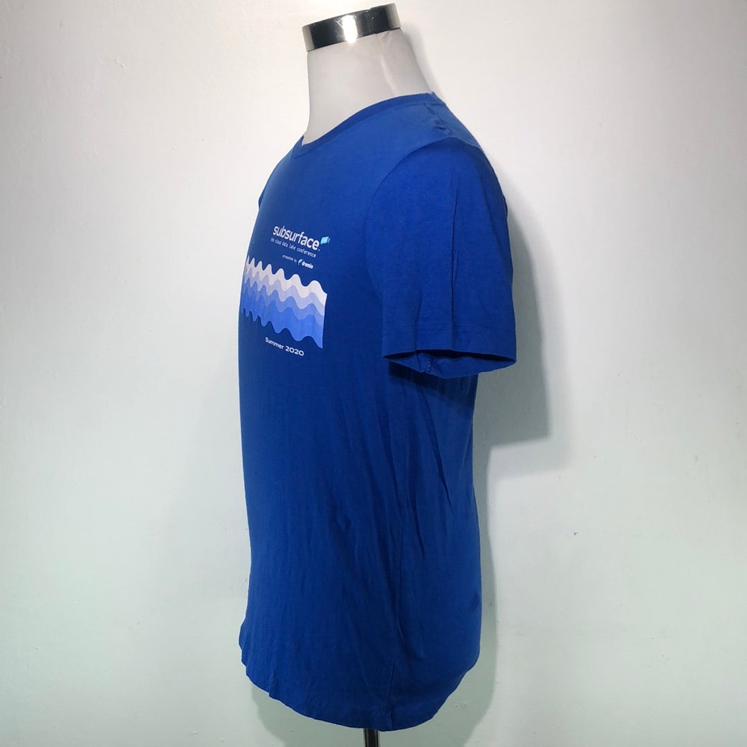 Camiseta Azul Canvas