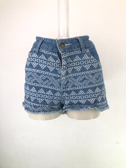 Short corto azul de mujer forever 21