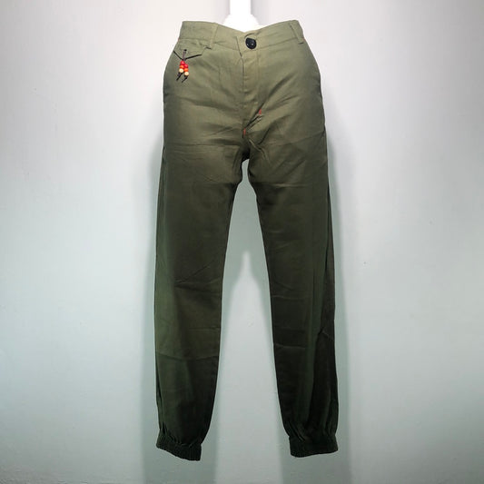 Pantalon  Jeans Verde Militar Shein