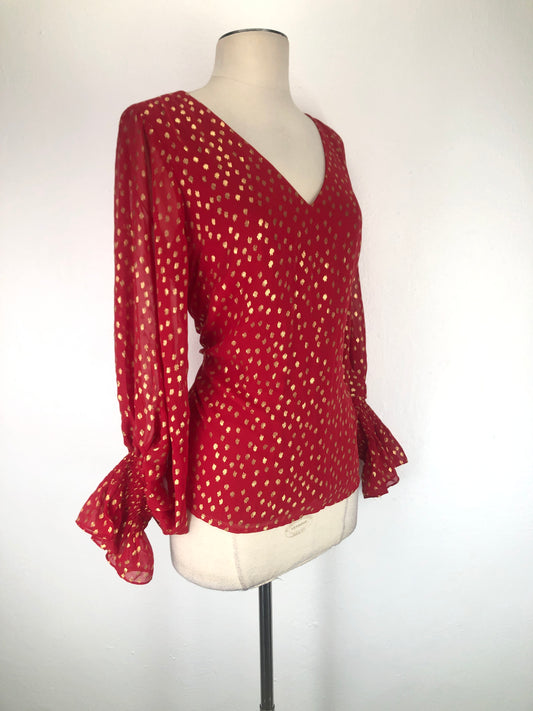 Blusa Rojo de Lunares State