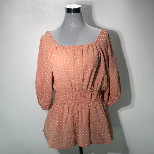 Blusa Rosado de Lunares Oddi