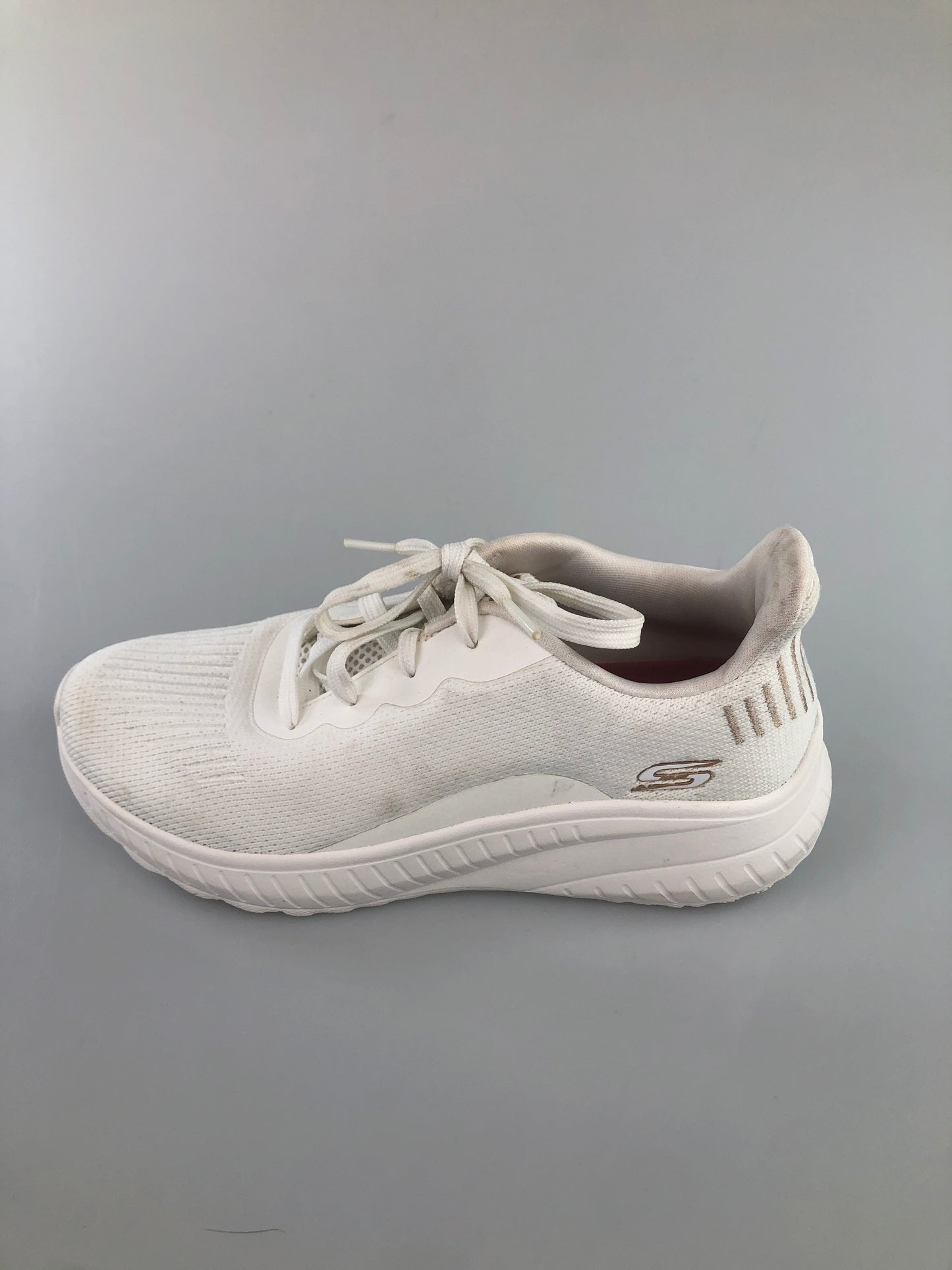 Tenis Beige Deportivo Skechers