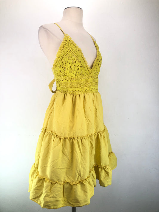 Vestido Amarillo Variangis