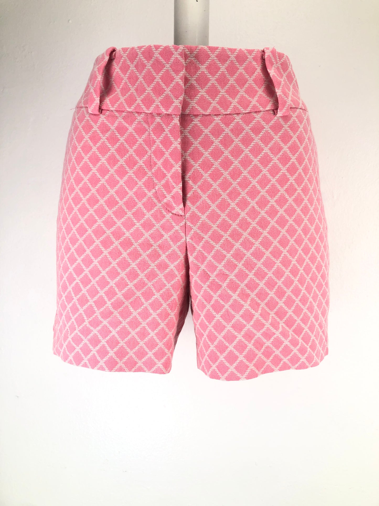 Short Rosado de Cuadro Ann Taylor