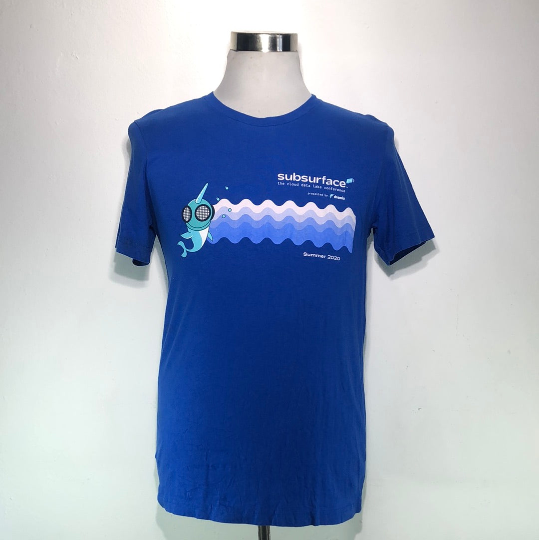 Camiseta Azul Canvas