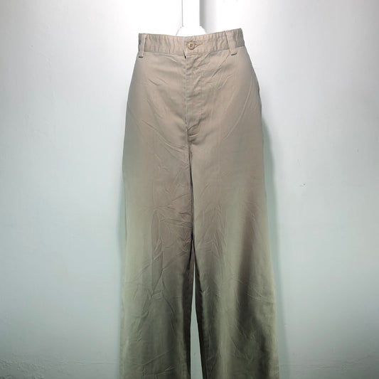 Pantalon De vestir Caqui Relaxed Fit