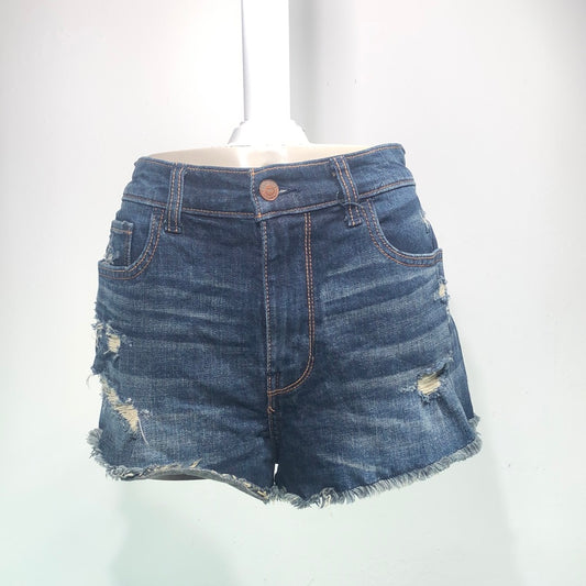 Short Jeans Azul Hollister