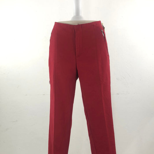 Pantalon Rojo Zara Basic