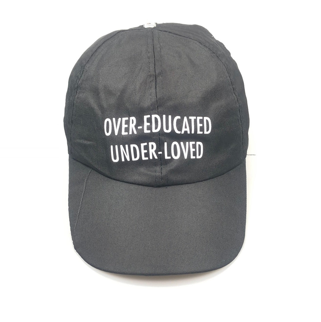 Gorra Negro Over Educated