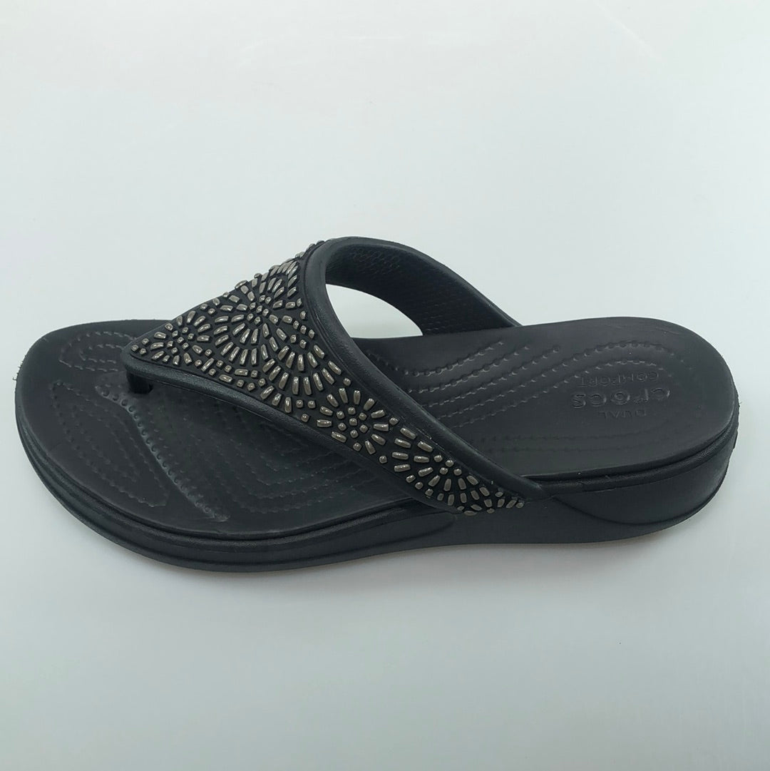 Sandalia Negro Crocs