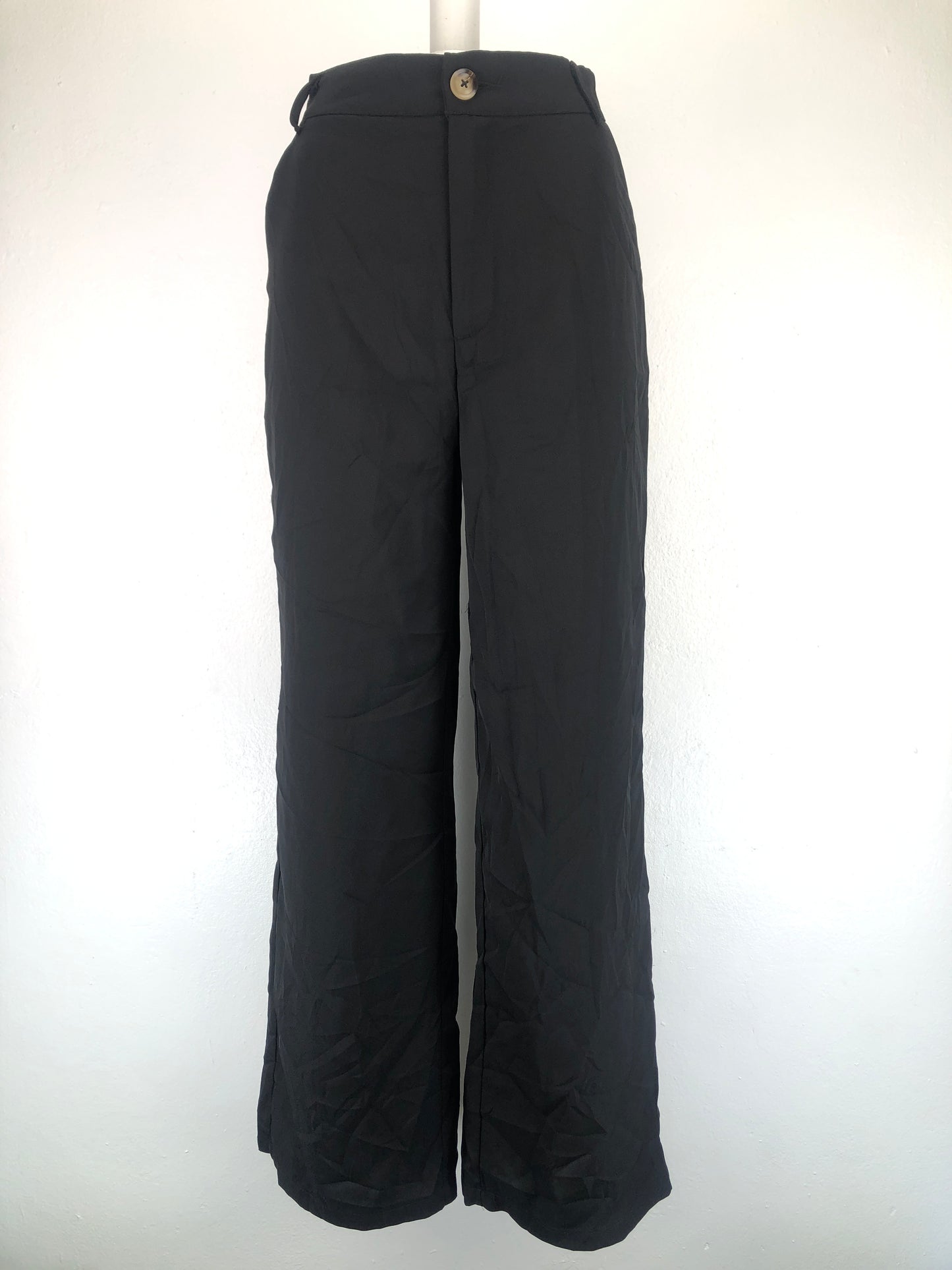 Pantalon Negro de Vestir Shein