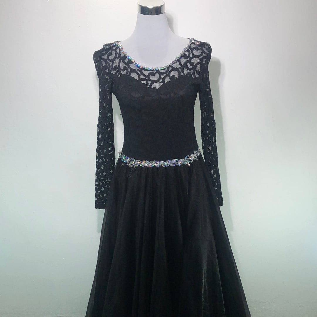 Vestido de Fiesta Negro Cheryl Creations