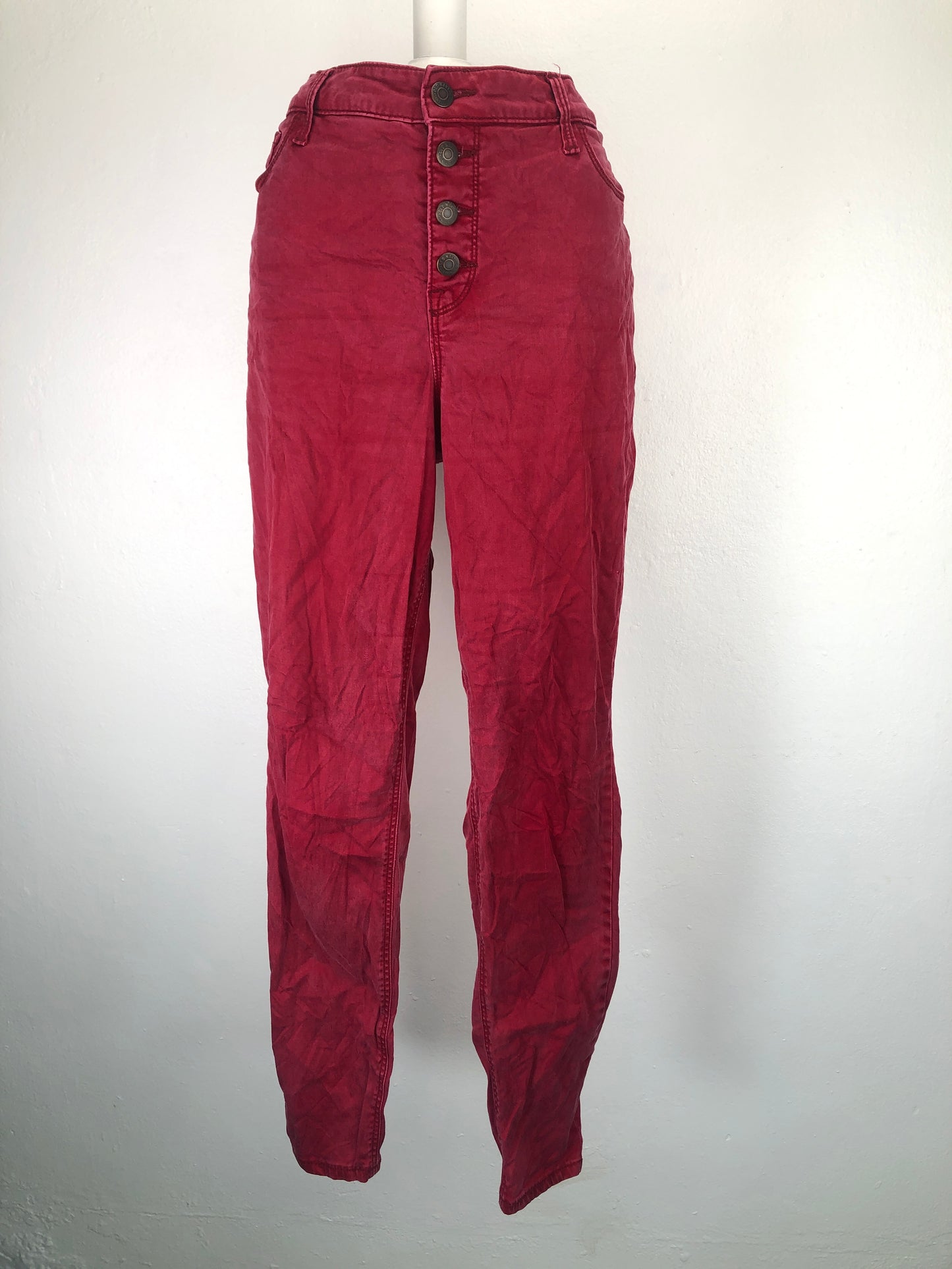 Pantalon Rojo Vino Mon Jeans Old Navy