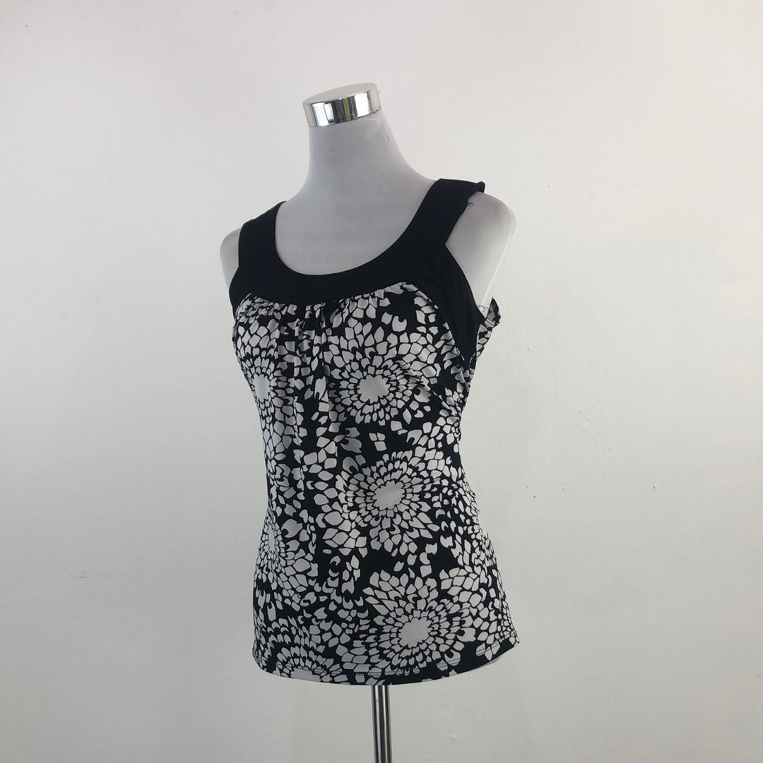 Blusa Negro de Flores American City Wear