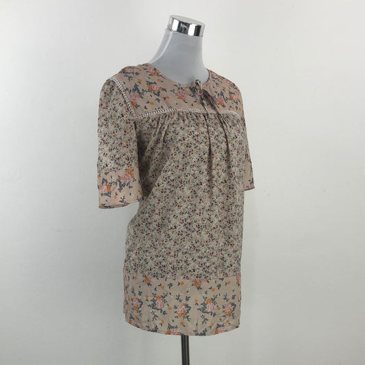 Blusa Crema de Flores Suzanne Betro